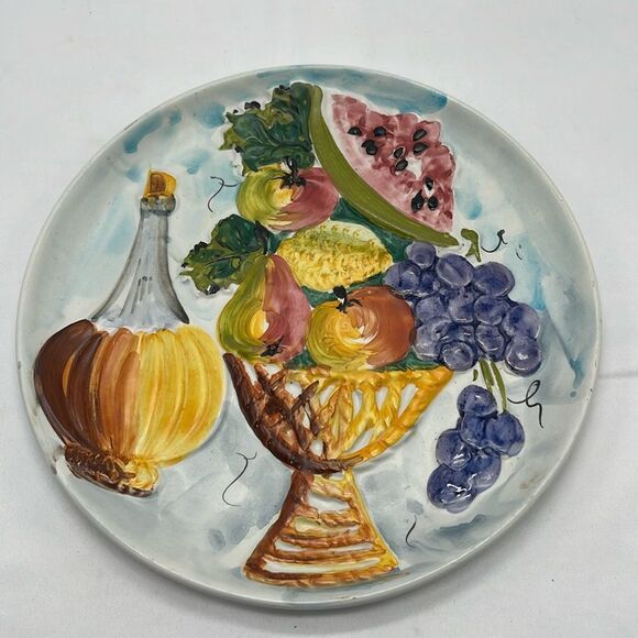 Vintage Italian Fruit Plate - Picture 1 of 6